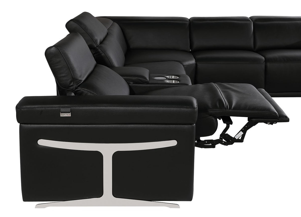 1126 - 10-Piece U-Shaped Sectional Sofa In With 4 Power Recliners & Power Headrests