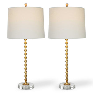 Table Lamp (Set of 2) - Gold Leaf