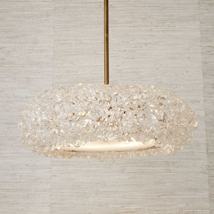 Spangled - 6 Light Pendant - Brass