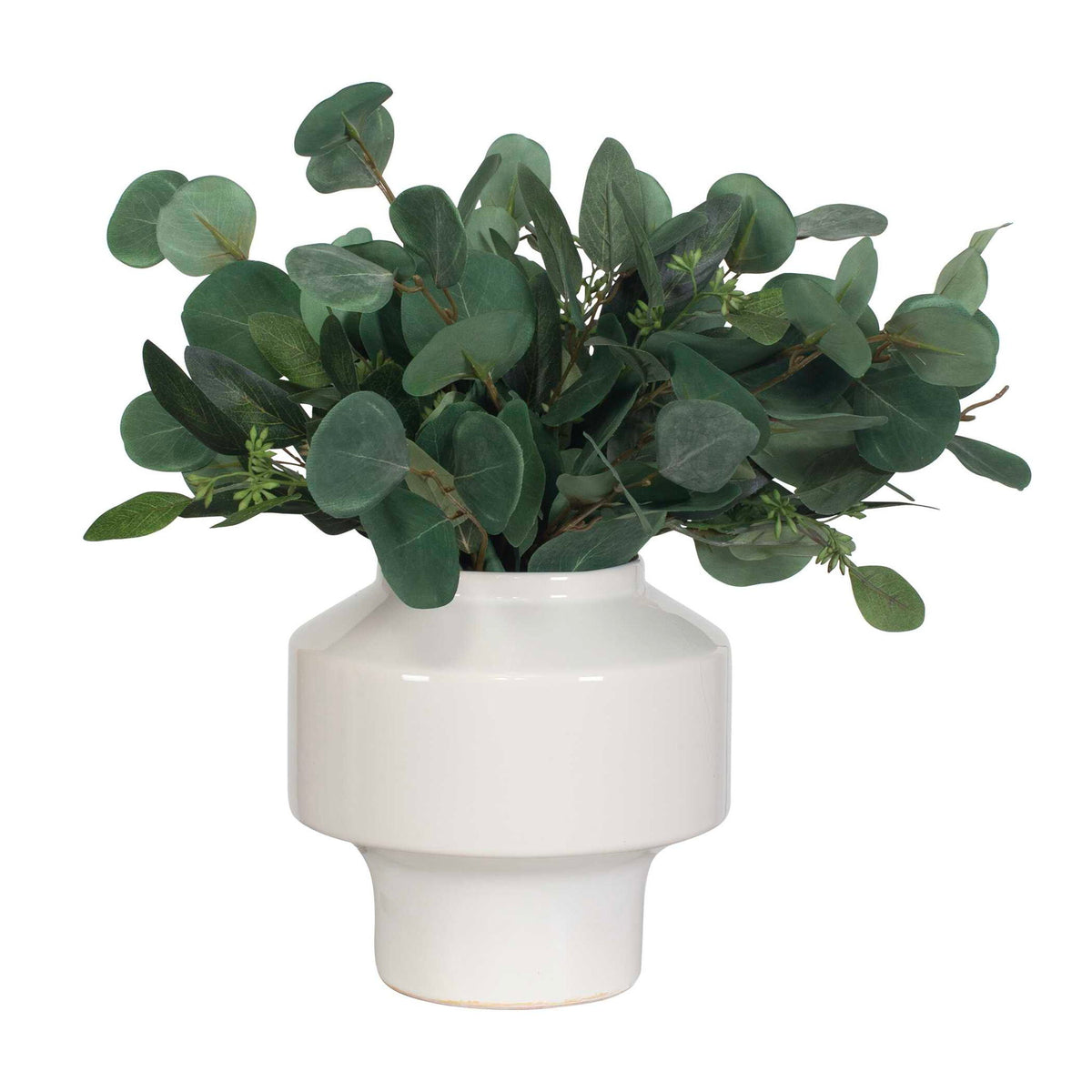 Essence Eucalyptus - Accent & Vase - Green / White
