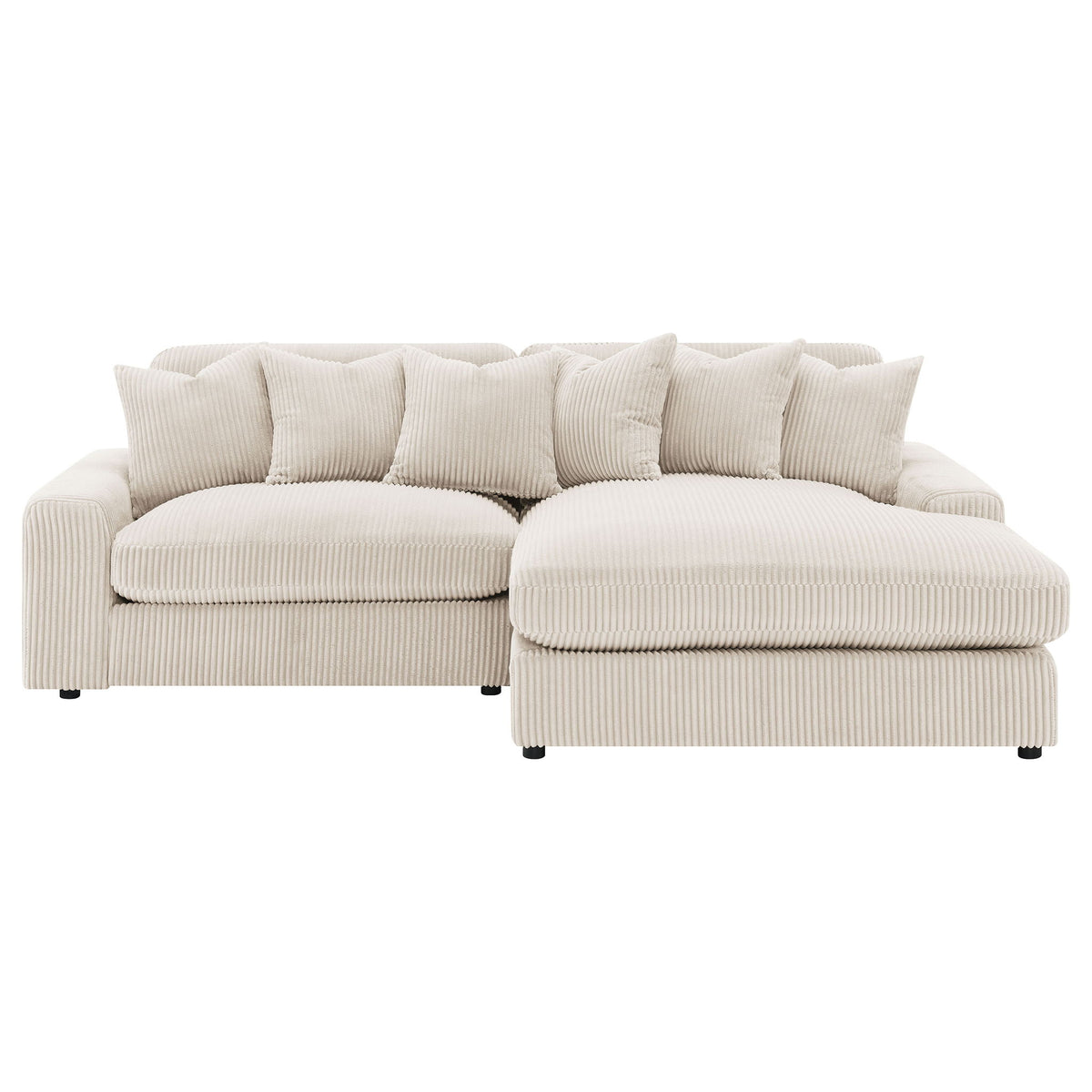 Upton - Reversible Sectional Sofa With Oversized Chaise - Sand