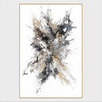 Sunstone - 48" x 48" Painting by Buddy Whitlock - Gray / White