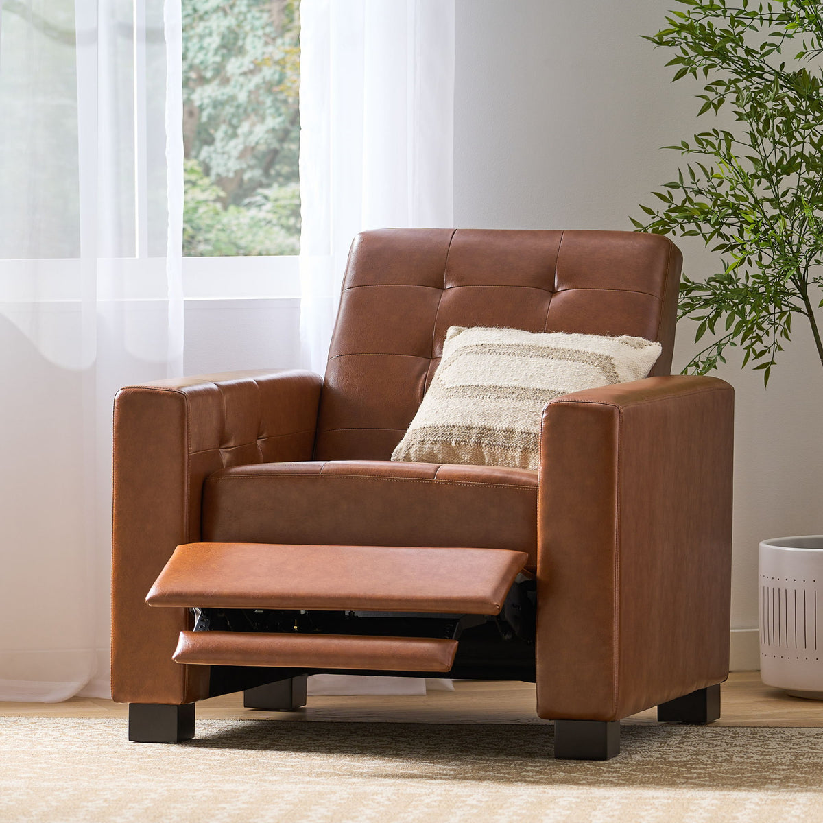 Langseth - Contemporary Tufted Pushback Recliner
