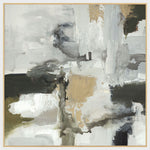 Evolve - 48" x 48" Painting Art By Buddy Whitlock - Gray / Light Brown - R&R Furniture Gallery (Fountain Valley, CA)