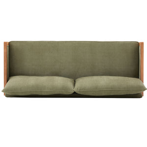 Modern 3 Seater Sofa With Armrests, Living Room Couch
