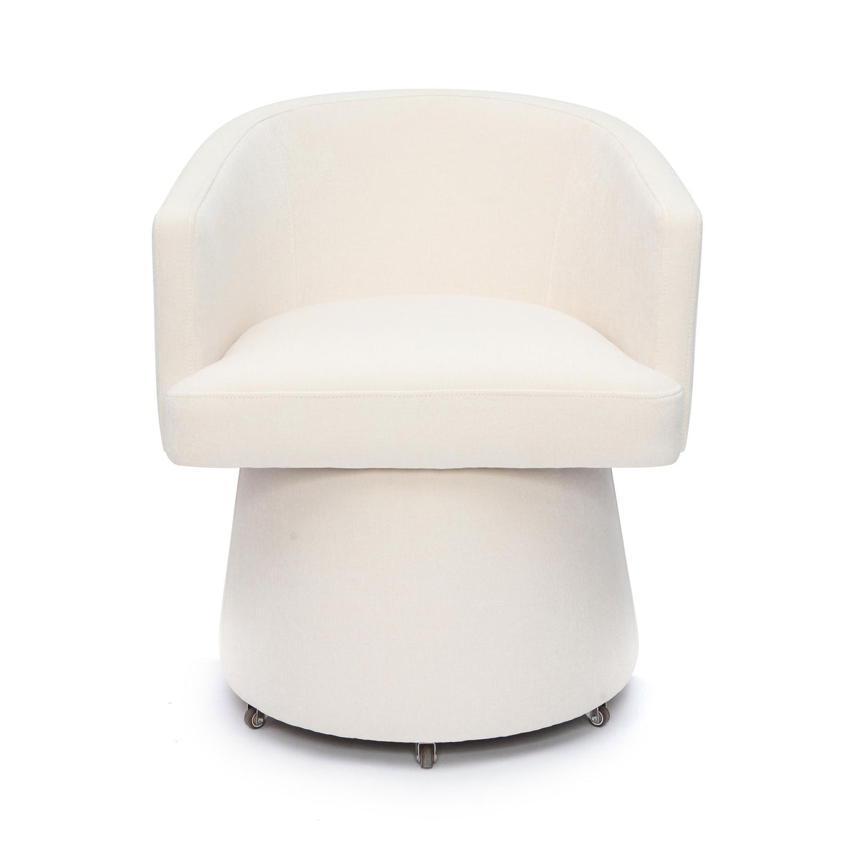Kristen - Upcycled Chenille Rolling Desk Chair - R&R Furniture Gallery (Fountain Valley, CA)