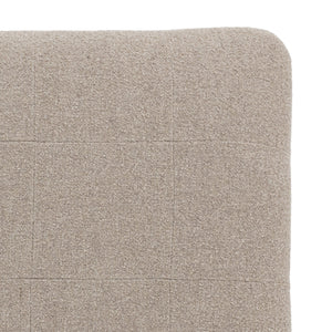 Adalynne - Upholstered Square Ottoman - Buttermilk - R&R Furniture Gallery (Fountain Valley, CA)