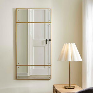 Wrenton - Rectangular Mirror - Brass