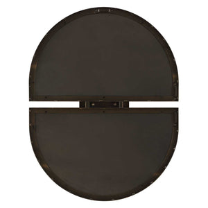 Encase - Modern Oval Mirror - White