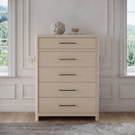 Wallen 5 Drawer Chest- Wht Snd - R&R Furniture Gallery (Fountain Valley, CA)