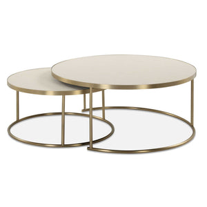 Aragon - Nesting Coffee Tables (Set of 2) - White