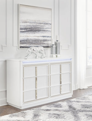 Chalanna - Dresser - White - R&R Furniture Gallery (Fountain Valley, CA)