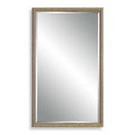 Mirror - Gold & Dark Brown