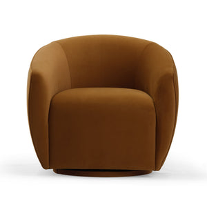 Jordan - Velvet Swivel Chair - R&R Furniture Gallery (Fountain Valley, CA)