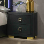 Latimer - Nightstand, Black