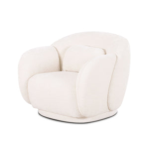 Misty - Knubby Fabric Accent Chair