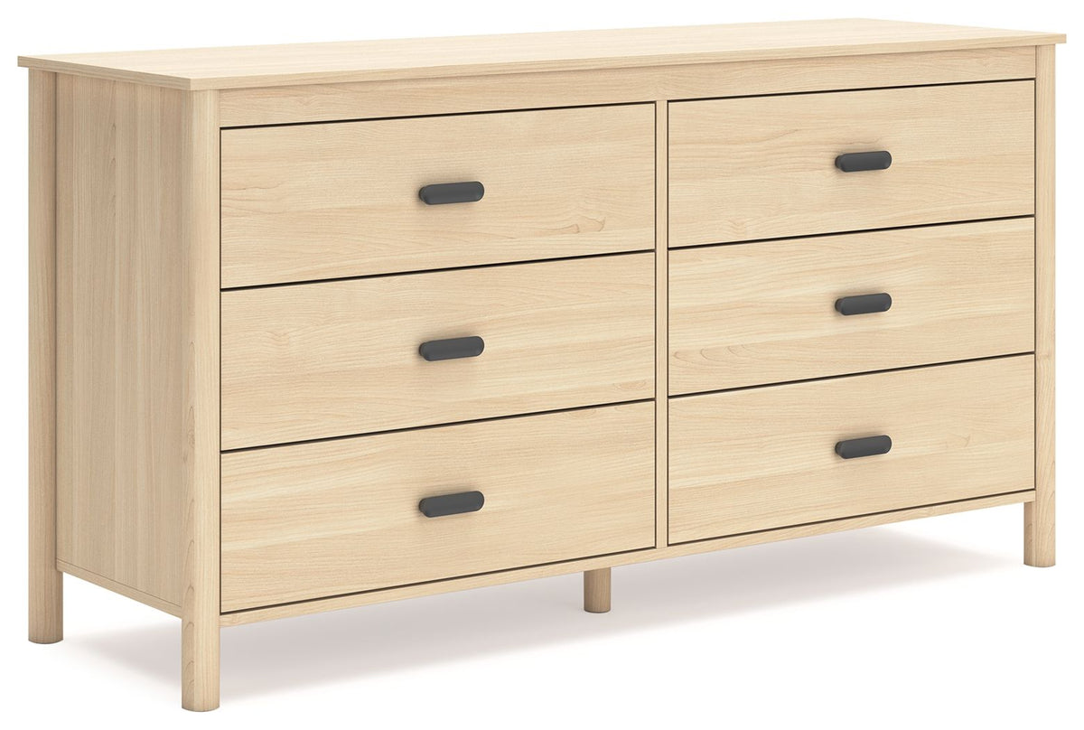 Cabinella - Six Drawer Dresser - Tan - R&R Furniture Gallery (Fountain Valley, CA)