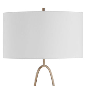 Tordin - Geometric Floor Lamp - Brass / Gold