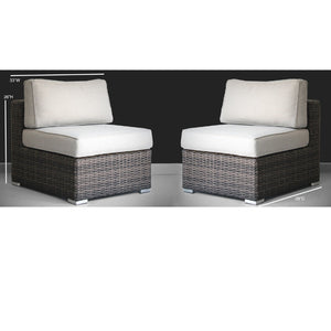 Minnesota - Armless Patio Chairs (Set of 2)