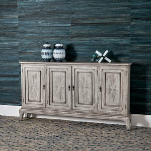 Nyle - 4 Door Cabinet - Gray