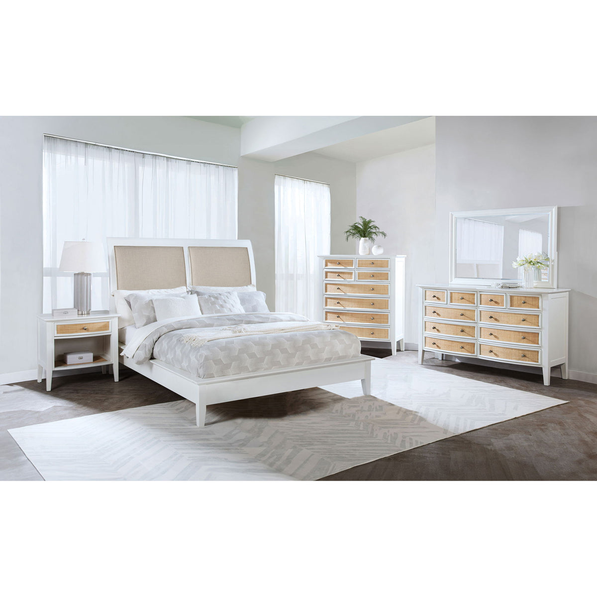 Talia - 1 Drawer Nightstand - White