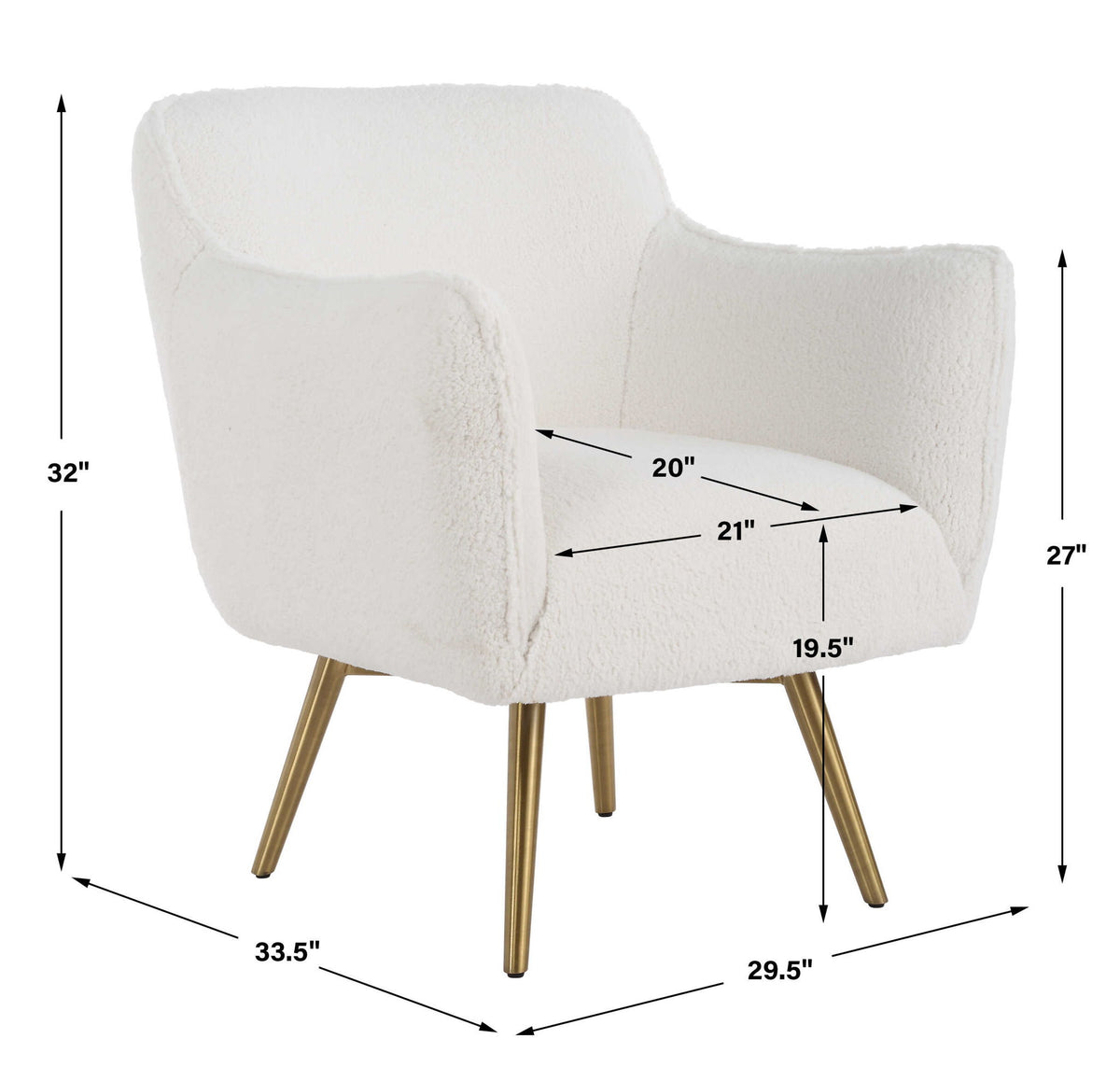 Oasis - White Swivel Chair