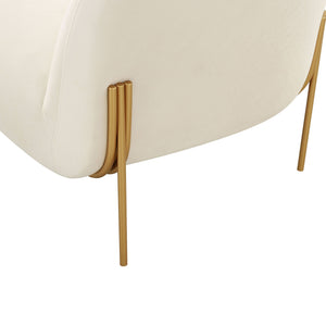 Kandra - Velvet Accent Chair - R&R Furniture Gallery (Fountain Valley, CA)