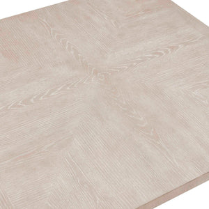 Noval - Square Dining Game Table - White / Woodtone