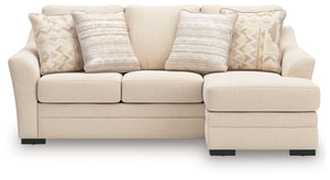 Lango - Queen Sofa Chaise Sleeper - Jute - R&R Furniture Gallery (Fountain Valley, CA)