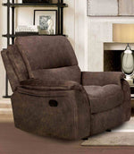 Henricus - Glider Recliner, Dark Brown