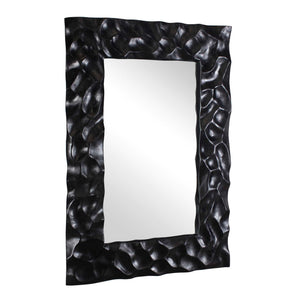 Malosi - Carved Mirror - Black
