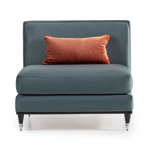 La Francaise - Armless Accent Chair - R&R Furniture Gallery (Fountain Valley, CA)