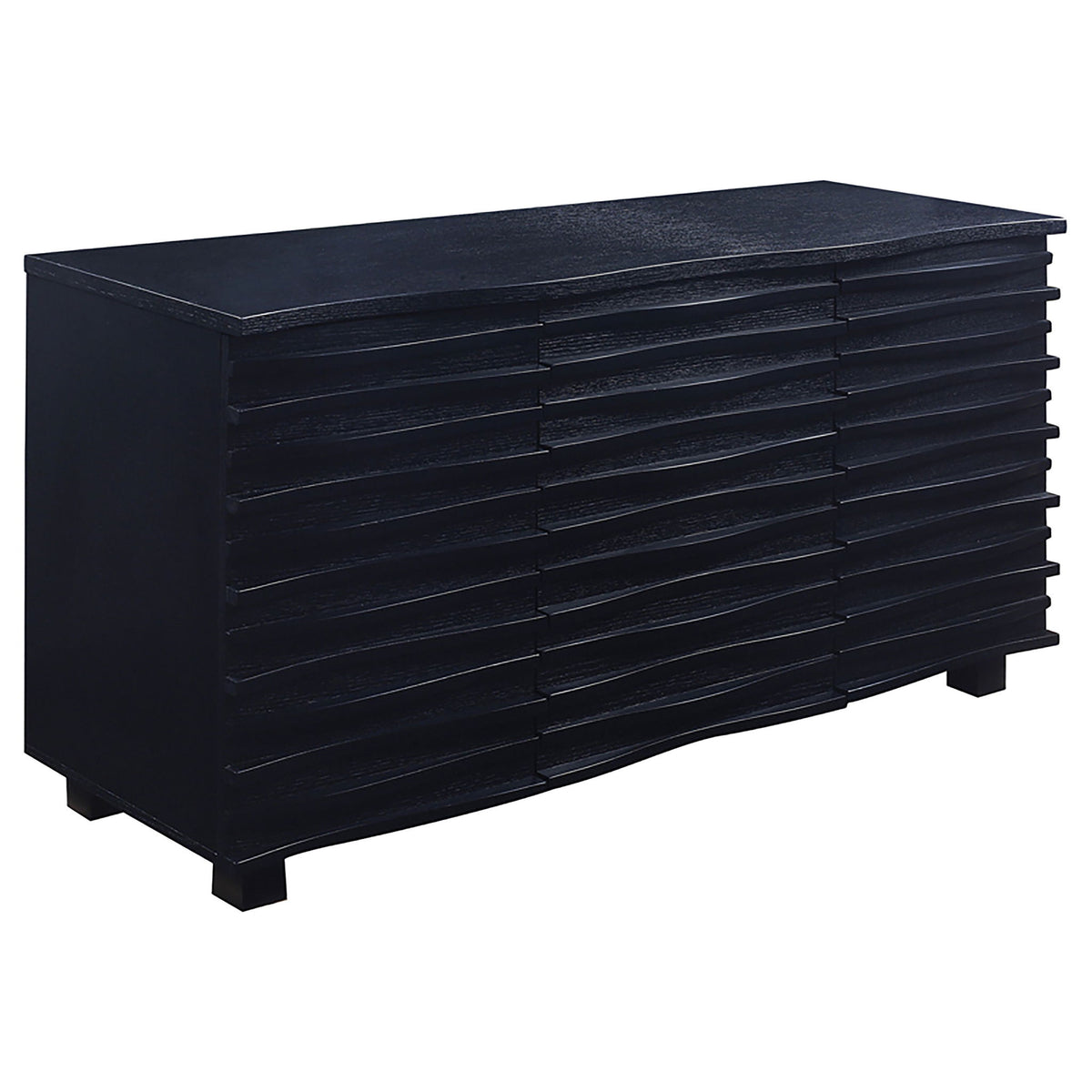 Monette - 3 Drawer Server Sideboard - Black