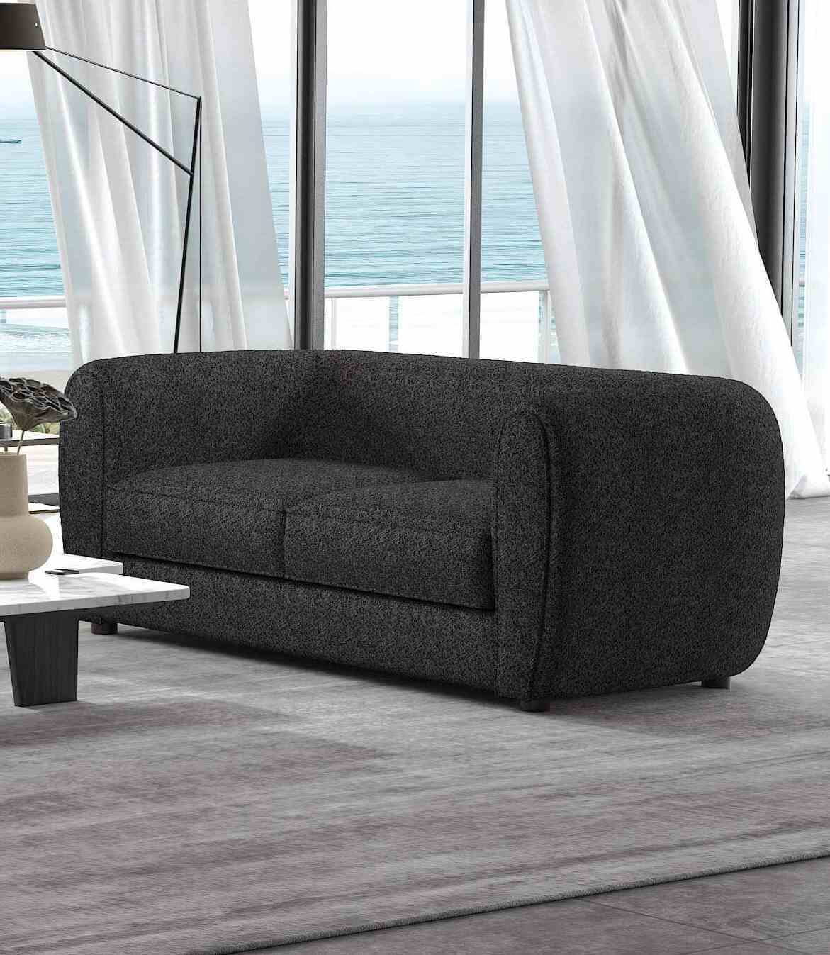 Loveseat, Black - FM61001BK-LV