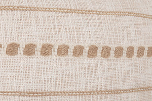 Melange - Lago Pillow - Ivory / Natural - R&R Furniture Gallery (Fountain Valley, CA)