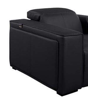 1224 - 6-Piece L-Shaped Sectional Sofa In With 3 Power Recliners & Power Headrests