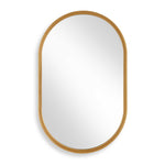 Iron Frame Mirror - Brushed Gold