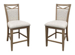 Americana Modern Dining - Upholstered Counter Chair (Set of 2) - Cotton - R&R Furniture Gallery (Fountain Valley, CA)