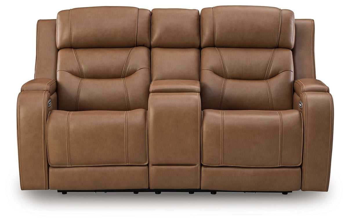 Knightington - Power Reclining Loveseat With Audio Seating - R&R Furniture Gallery (Fountain Valley, CA)