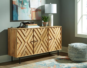 Cadewick - Accent Cabinet - Natural - R&R Furniture Gallery (Fountain Valley, CA)