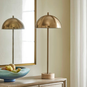 Dunham - Brass Buffet Lamp - Gold