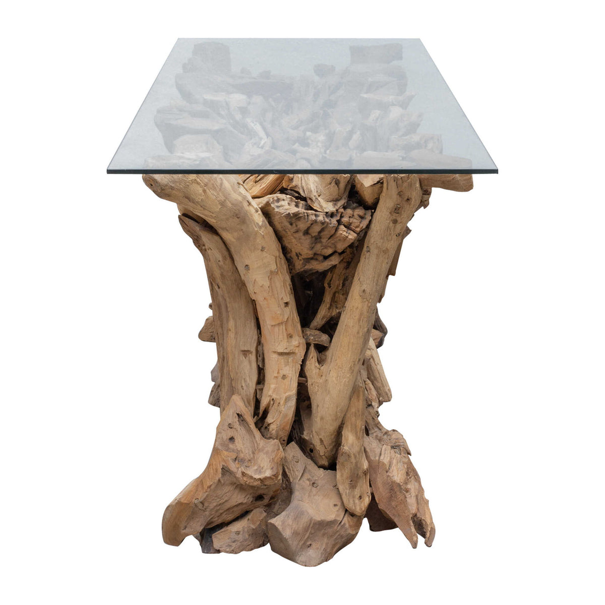 Teak Root - Console Table - Brown / Woodtone