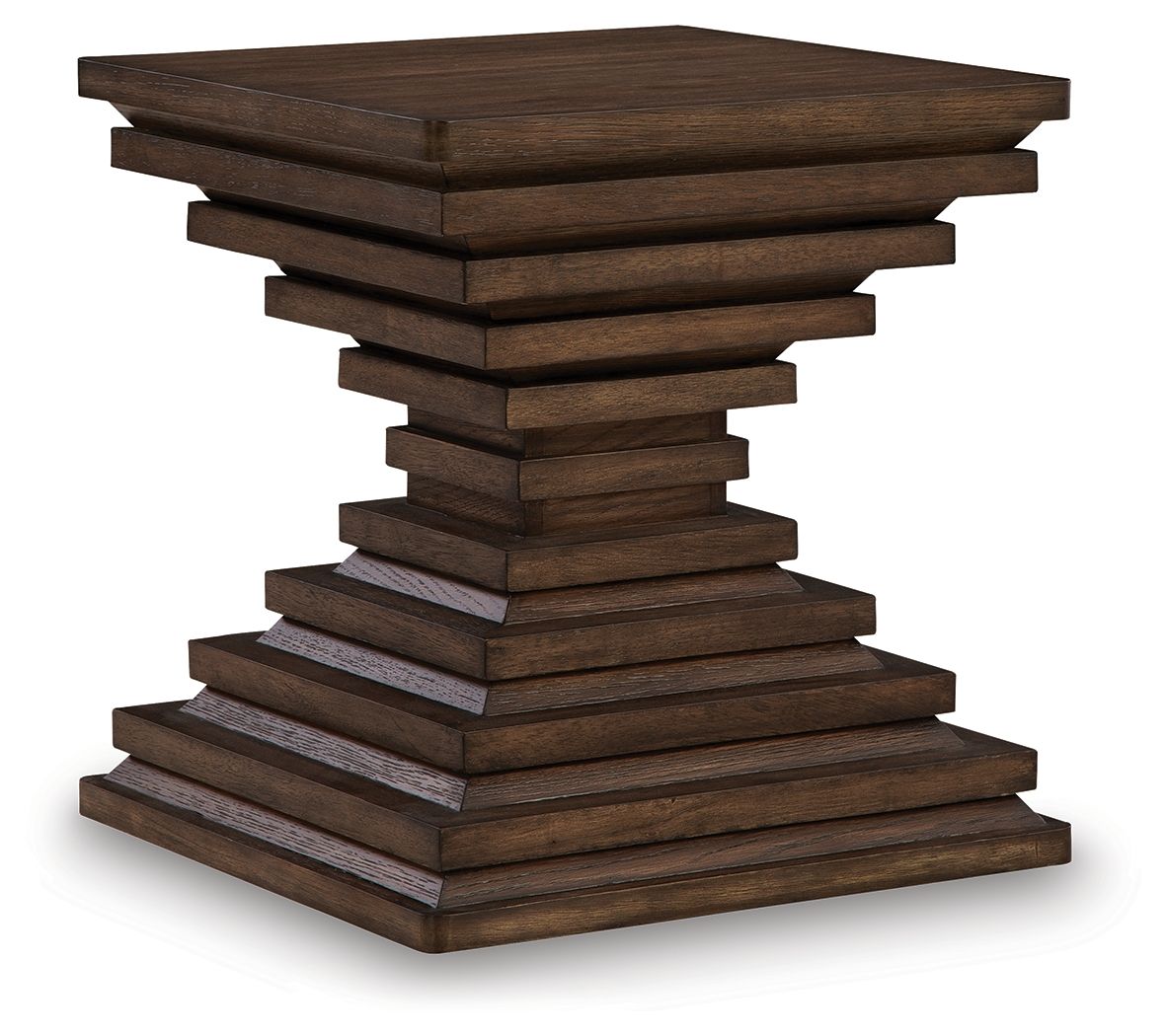 Hannodream - Square End Table - Warm Brown - R&R Furniture Gallery (Fountain Valley, CA)
