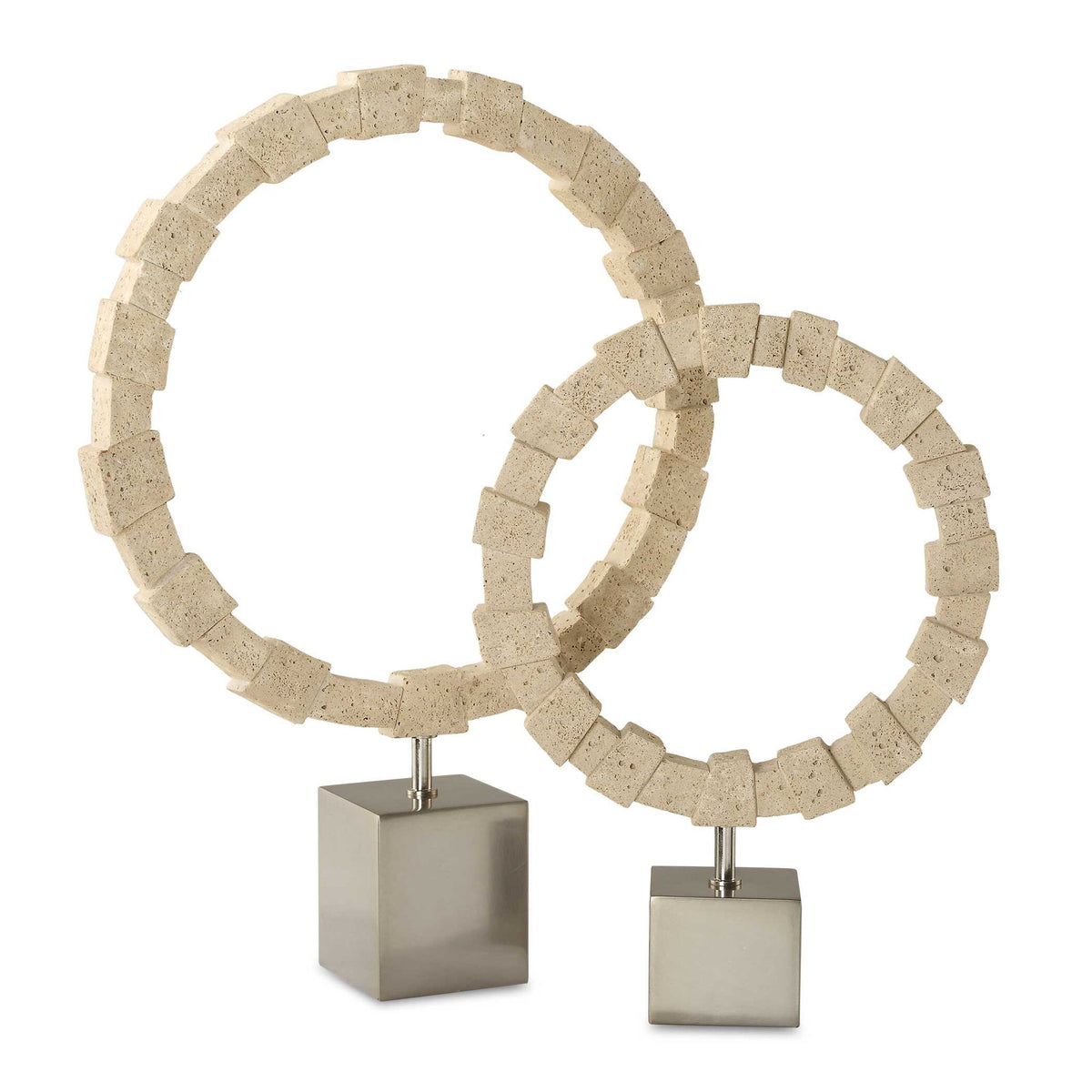 Ivory Fusion - Stone Rings (Set of 2)