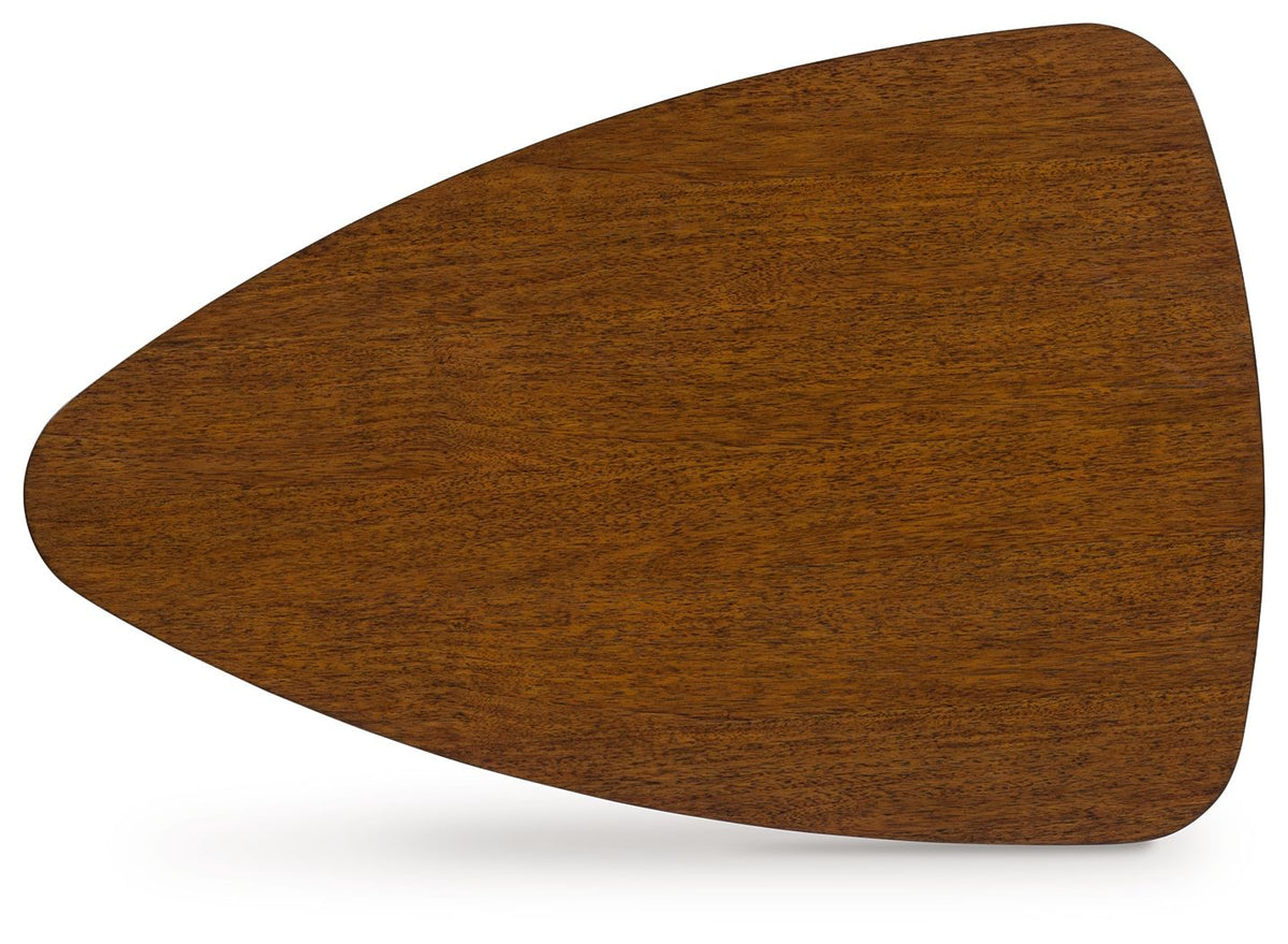 Lyncott - Occasional Wood Table Set (Set of 3) - Brown - R&R Furniture Gallery (Fountain Valley, CA)