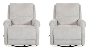 Gentry - Manual Swivel Glider Recliner - R&R Furniture Gallery (Fountain Valley, CA)