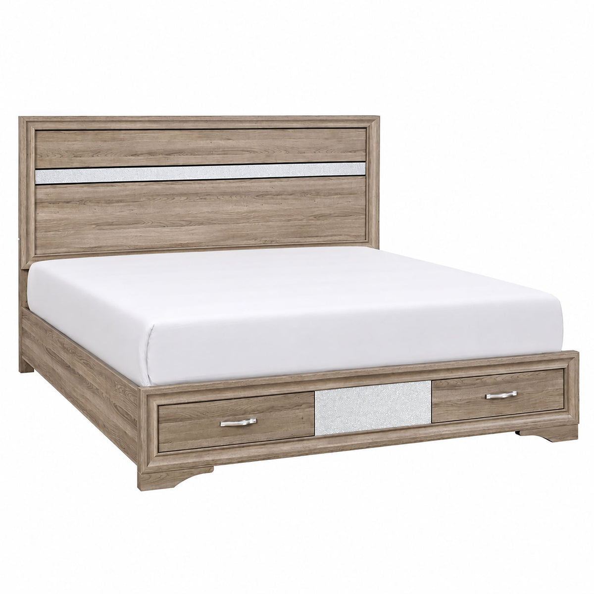 Ryder - 5 Piece Bedroom Set With Drawer Footboard