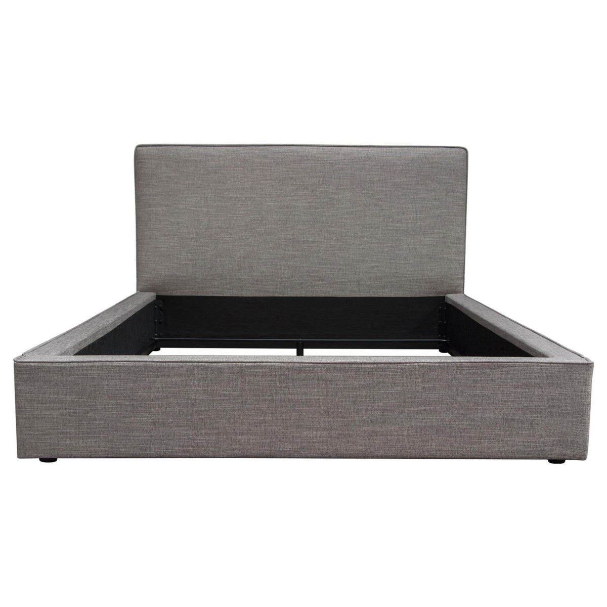 Cloud 43" Low Profile Queen Bed in Grey Fabric by Diamond Sofa