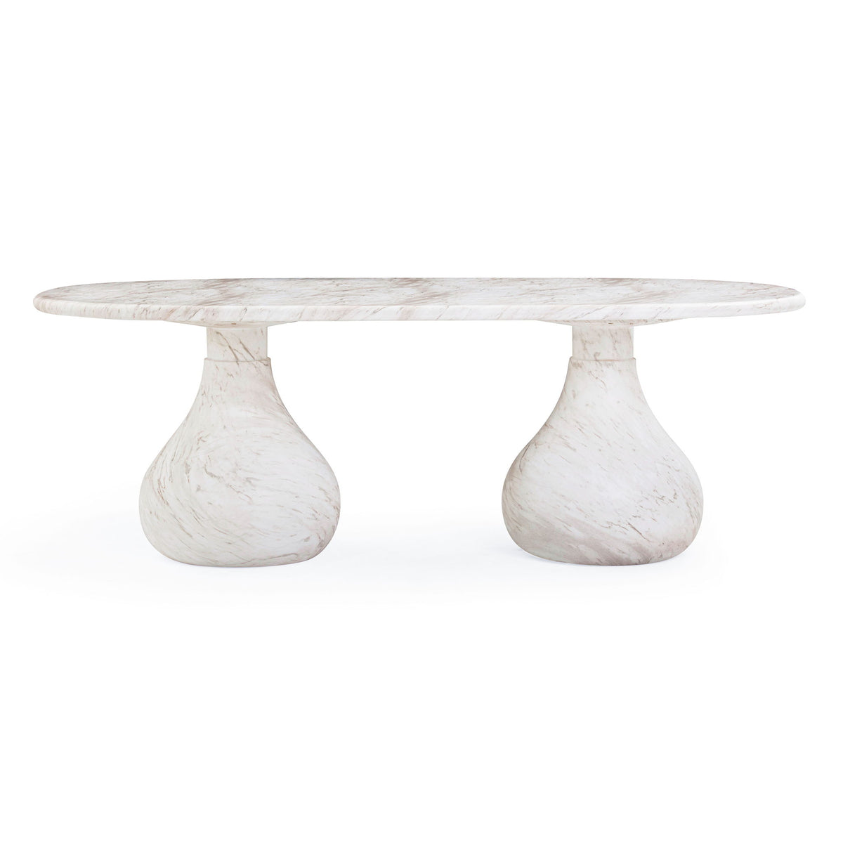 Smooch - 87" Indoor / Outdoor Oval Dining Table - R&R Furniture Gallery (Fountain Valley, CA)