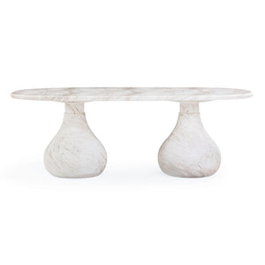 Smooch - 87" Indoor / Outdoor Oval Dining Table - R&R Furniture Gallery (Fountain Valley, CA)